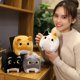 thumbnail image 4 of Cartoon Plush Toy Stuffed Animals Square Doll Grey Cat, 4 of 4