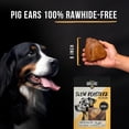 thumbnail image 5 of Grillerz Slow Roasterz Natural Pig Ears Dog Treats - 12 Count, 5 of 6