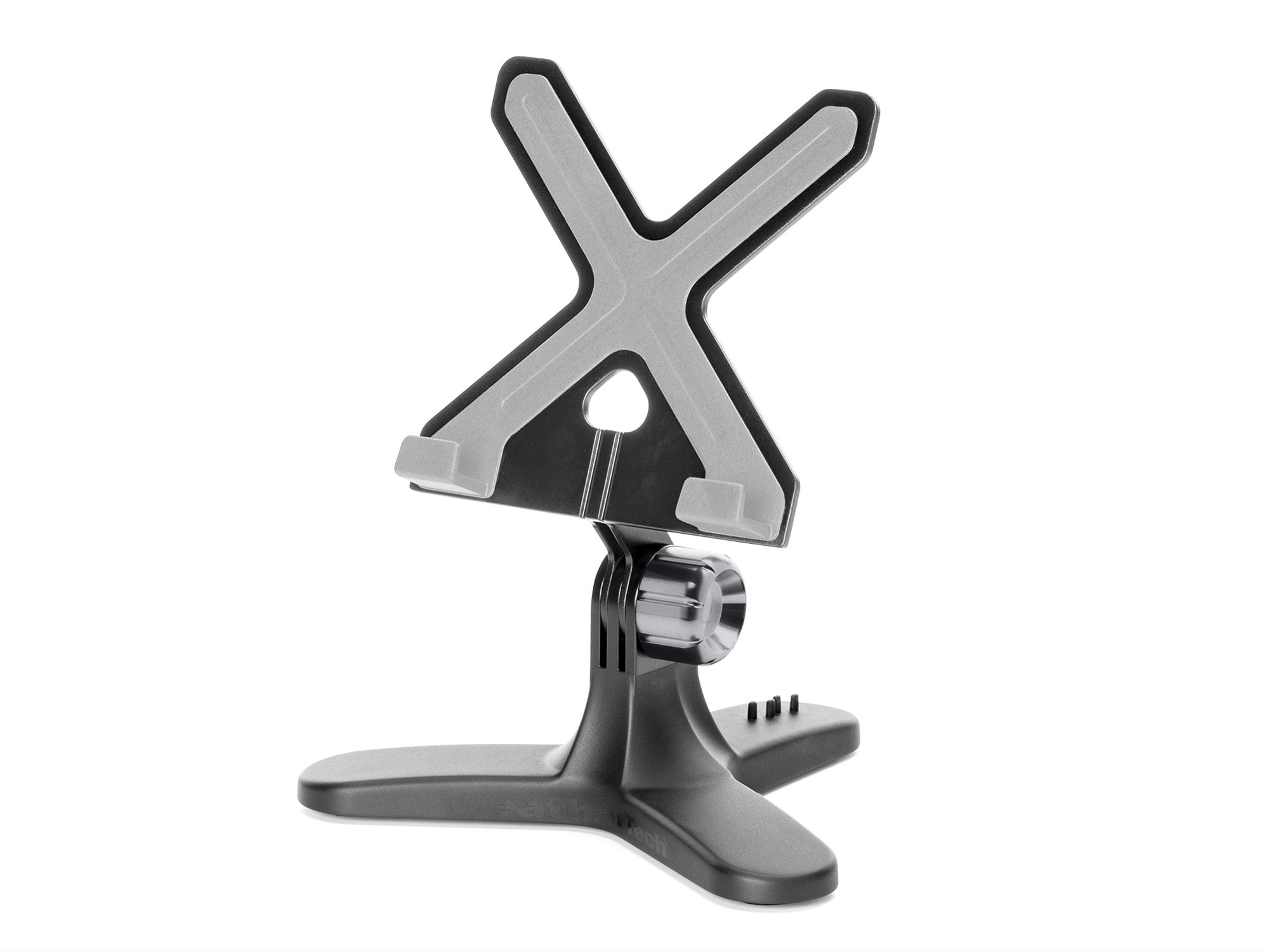 WeatherTech TabletHolder (Black/Grey) with Graphite Billet Knobs Tablet Holder for Desktop