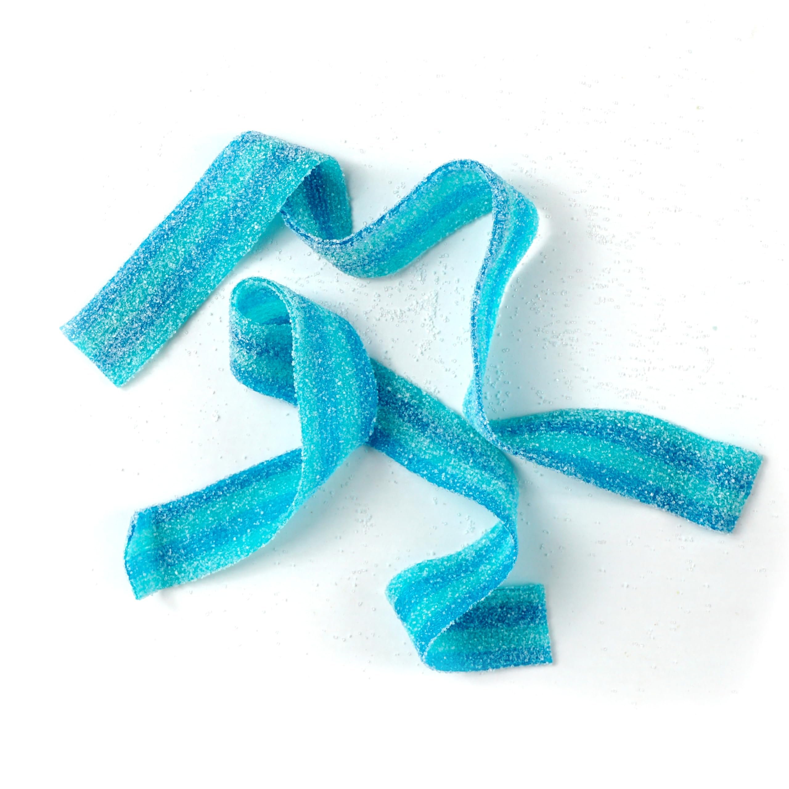 Blueberry Sour Belts, 2.5 Pound Bulk Bag, The Hampton Popcorn & Candy Company