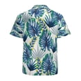 thumbnail image 3 of High Quality Hawaiian Shirts for Men Short Sleeve Aloha Beach Shirt Floral Summer Casual Button Down Shirts Blouses OFFEHQ, 3 of 7