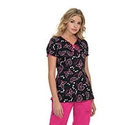 KOI Bridgette Top (Positivity, X-Small)