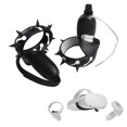 thumbnail image 3 of Funda protectora de silicona Compatible con Oculus Quest 2 VR, funda de agarre con mango para controlador táctil, funda protectora completa de silicona, 3 of 5