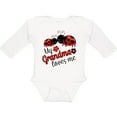 thumbnail image 3 of Inktastic My Grandma Loves Me with Cute Ladybugs Boys or Girls Long Sleeve Baby Bodysuit, 3 of 5