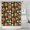 Pioneer Flower Floral Print Pattern, variant on Pioneer Flower Floral Print Pattern Shower Curtain 84”x72", Bathroom Decorative Shower Curtain Set with 12 Hooks, Waterproof Washable