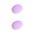 thumbnail image 2 of Injueey Almohadilla protectora para cerradura de puerta, autoadhesiva de goma después de la forma de Golf, almohadillas de pared silenciosas a Púrpura 2piezas, 2 of 6