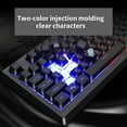 thumbnail image 4 of Seitruly Teclado mecánico con cable luminoso, 89 teclas, hogar, escuela, negocios, cuaderno de trabajo, teclado de escritorio, actualización Videojuegos y accesorios, 4 of 6