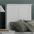 thumbnail image 6 of Serene Poplar Wood Twin Headboard, Modern Farmhouse Panel with  Scoring, Twin Size Headboard in White, Casual Coastal Style, Easy Assembly, Quality Materials, 6 of 9