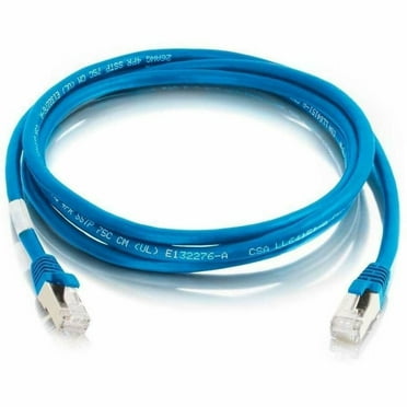 C2G 9ft Cat6 Snagless Shielded (STP) Ethernet Network Patch Cable - Blue - patch cable - 9 ft - blue