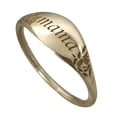 thumbnail image 4 of Grandest Birch Women Mama Engraved Ring Family Anniversary Birthday Mothers Day Jewelry Gift Metal Gold, 4 of 7