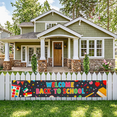 thumbnail image 5 of Yatrandify Colorful Welcome Back to School Banner with School Supplies Elements Backdrop Background Party Decorations for Classroom Entrance School Events Photo Props First Day Celebrations, 5 of 7
