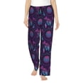 thumbnail image 1 of Fotbe Purple Dreamcatcher1 Pantalones de Pijama para Mujer, Pantalones de Dormir, Pantalones Pj con Cordón y Bolsillos-3X-Large, 1 of 6