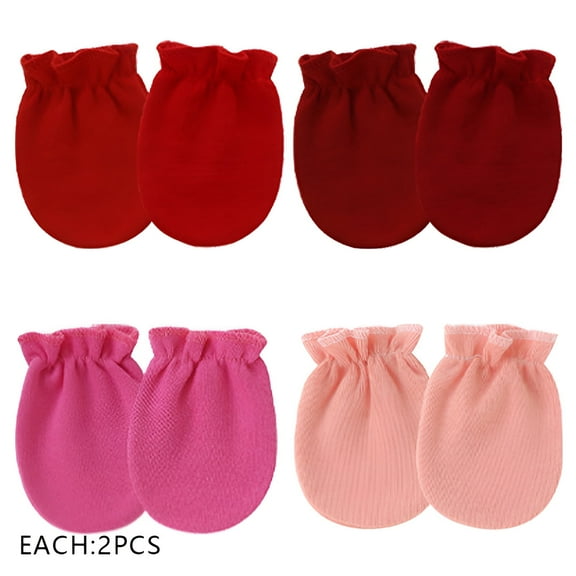 TELOLY 8Pcs Baby Mittens,Suitable for All Seasons Baby Mittens Newborn,Breathable Design Newborn Mittens,Style1