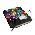 thumbnail image 3 of HELLHERO 1pcs Notebook Wraps with Lightweight Polyester Fabric Carrying Book Case for Paperbacks Hardcover Notebook Bible Journal Textbooks Paint Splash Dog, 3 of 7