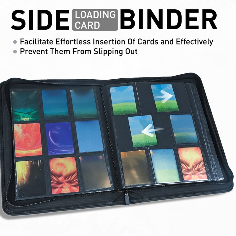 720 card binder Amazon.com: 12 Pocket 720 Pockets Trading Card Binder, Ringless Side  Loading Card Holder Album, Trading Card Album Fit for YuGiOh, MTG, TCG,  Game Cards, Sports Cards, Business Cards (Red) : Toys & Games