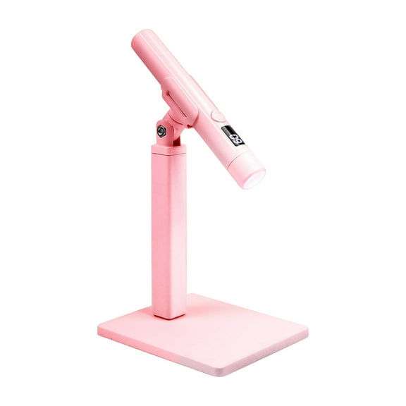 UV Nail Lamp with Stand Foldable,360°Adjustable Rotation,Portable,Relax Hands,Flash Cure Lamp,for Gel Polish Home DIY Salon Women Painting Manicure