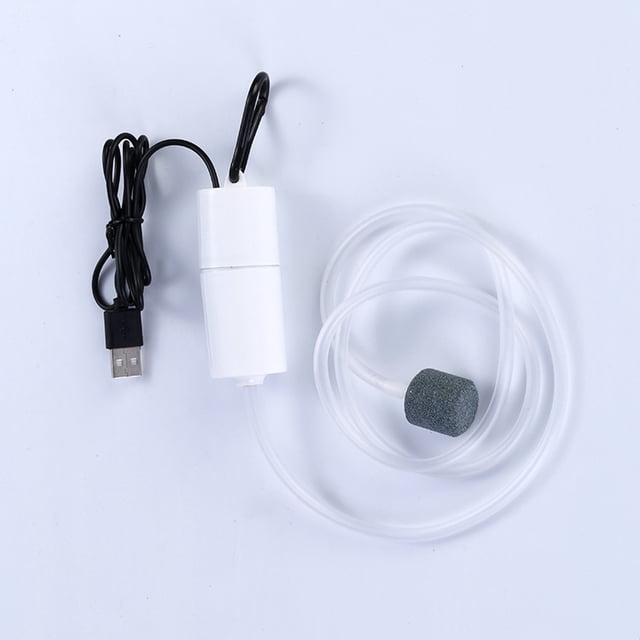 Bomba de oxígeno portátil USB para pecera, suministros para acuarios, pequeña bomba de oxígeno, aireador de pesca ultrasilencioso