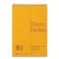 thumbnail image 2 of Standard Spiral Steno Pad, Gregg Rule, Brown Cover, 80 Eye-Ease Green 6 X 9 Sheets | Bundle of 5, 2 of 4
