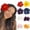 C, variant on 8PCS Hibiscus Flower Hair Clips for Women, 3.7 Inch Artificial Flowers Hair Barrettes, Multicolor Hawaiian Flower Hair Accessories Tropical Hair Clips for Beach Party Luau Vacation Wedding(A)