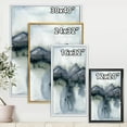 thumbnail image 4 of Designart 'Minimalistic Landscape of Mountains Snow and Trees' Modern Framed Canvas Wall Art Print, 4 of 5