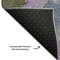thumbnail image 5 of Addison Rugs Mayfield Premium Machine Washable Transitional Abstract Lavender Rectangle Rug, 3' x 5', 5 of 7
