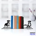 thumbnail image 3 of Handmadetneonsign Boxer Dog Metal Bookends, Boxer Dog Name Bookend, Dog Table Bookshelf Decor 046922, 3 of 4