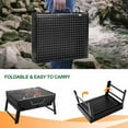 thumbnail image 3 of BBQ Barbecue Grill, Portable BBQ grill easy-to-use, Foldable Charcoal Grill for Outdoor, Stainless Steel Smoker BBQ, 3 of 7