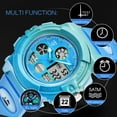 thumbnail image 3 of Kids Digital Sport Watch, Waterproof Outdoor Watches for Boys Girls Analog Wrist Watches with Alarm Stopwatch for Age 5-12 Christmas Gift for Kids, 3 of 6