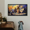thumbnail image 2 of Christian Wall Art Jesus God Canvas Art Santa Delivers Gifts Painting For Livingroom Decor Office Bedroom Decoration, 2 of 8