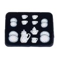 thumbnail image 1 of Juego de tazas de té y café de porcelana, vajilla para casa de muñecas, 1 of 1