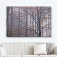 thumbnail image 2 of wall26 Canvas Print Wall Art Misty Autumn Forest &amp; Trees with Yellow Leaves Nature Wilderness Photography Modern Art Rustic Scenic Colorful Multicolor for Living Room, Bedroom, Office - 24"x, 2 of 5