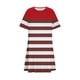 thumbnail image 5 of Vestido de Manga Corta para las Mujeres Casual Impreso Cuello Redondo, Vestido de las Señoras para la Primavera Y el Verano de Uso Diario, 5 of 9