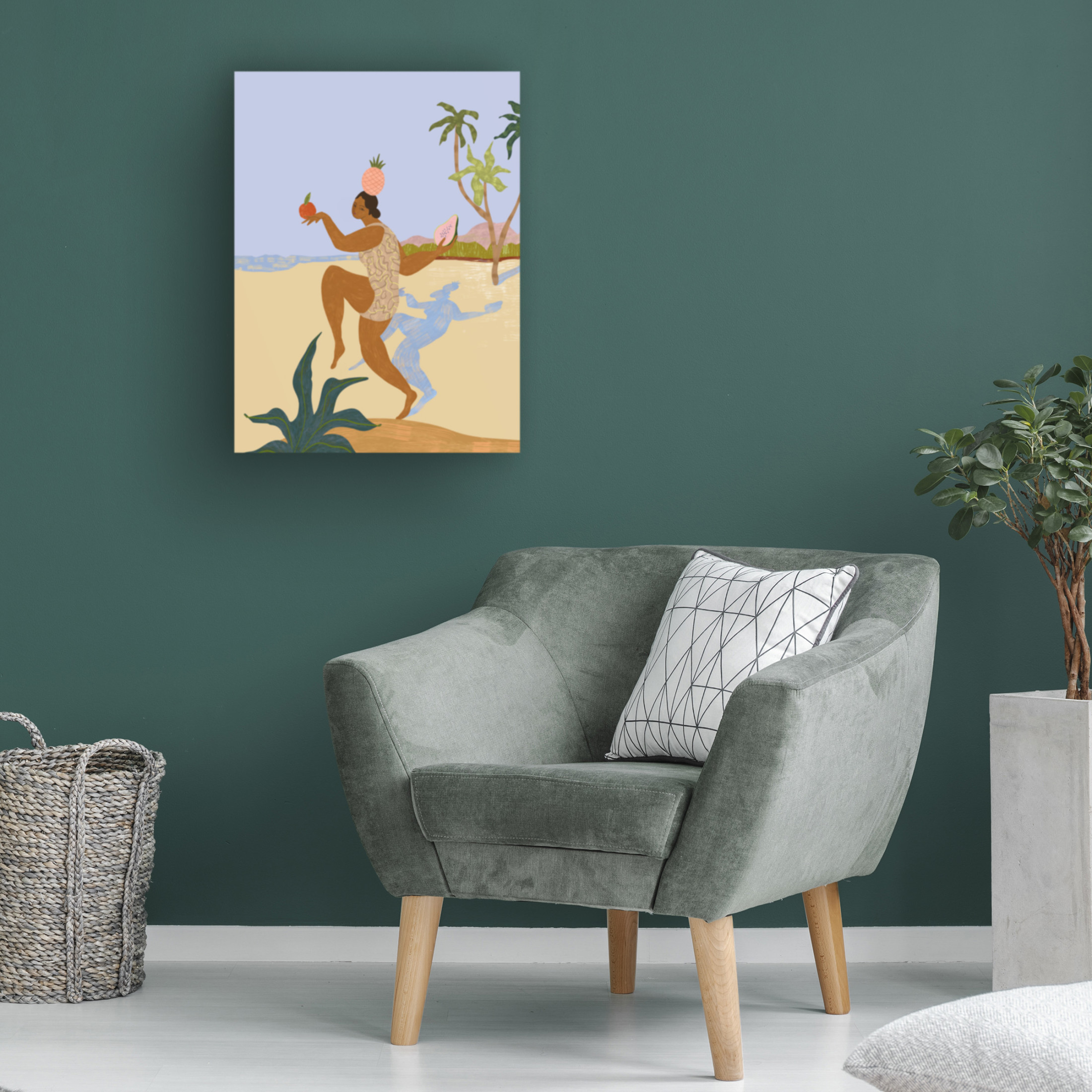 Trademark Fine Art Arty Guava Balancing Act Canvas Wall Art