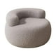 thumbnail image 3 of Reposapiés Sofá perezoso Asiento moderno Muebles Sillón decorativo Sofá de piso otomano para Gris, 3 of 9