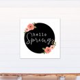 thumbnail image 4 of Creative Products Hello Spring Floral 36x36 Canvas Wall Art, 4 of 5