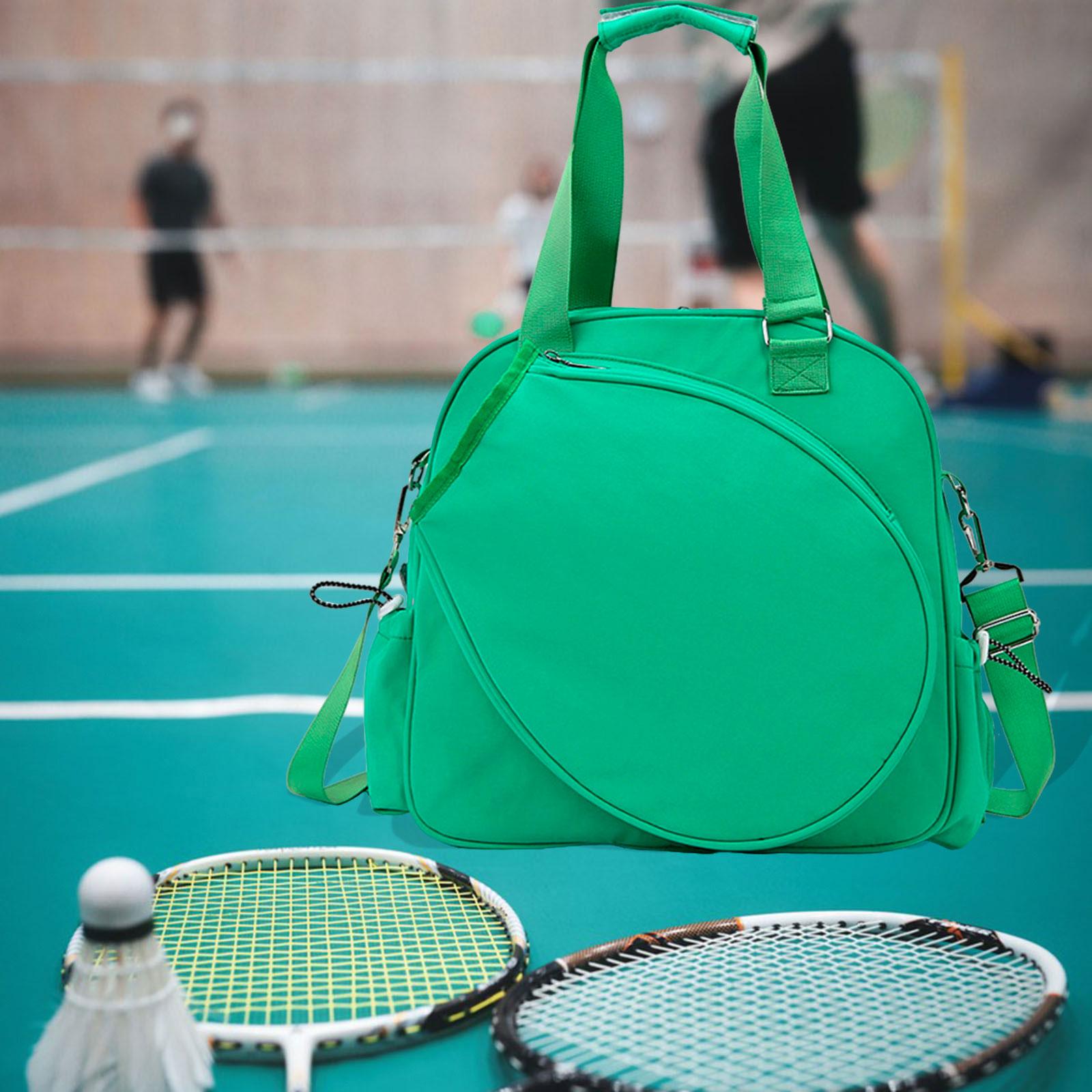 Tennis Gym Bag Sports Handbag Badminton Racket Bag Waterproof Nylon for Women Men Outdoor Pickleball Training