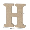thumbnail image 2 of OULII Wooden Letters for Wall Decor Light Brown Density Board Craft Letters for Home Nursery Decoration 12 Inches, 2 of 7