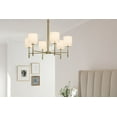 thumbnail image 4 of 52500BNB Kichler Lighting Ali - 6 Light Chandelier In Traditional Style-22.5 Inches Tall and 28 Inches Wide-Brushed Natural Brass Finish, 4 of 9