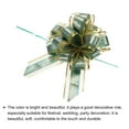 thumbnail image 4 of 20pcs 7 Inch Large Pull Bow Gift Wrapping Bows Ribbon Organza Green for Wedding Baskets Presents, 4 of 6
