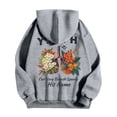 thumbnail image 5 of MHFRRA Sudadera con Capucha y Estampado Gráfico, Informal, Suave y Cómoda, para Uso Diario Púrpura, 5 of 5