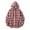 Red, variant on ZUKMRJPC Men's Vintage Checkered Shirts Casual Long Sleeve Drawstring Lazy-Style Button Down Hooded Shirt Fall Lightweight Loose Fit Shirt Jacket