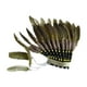thumbnail image 4 of Tocado de plumas indio para fiesta de Halloween, juego de rol, tocado de plumas artificiales. amarillo, 4 of 9