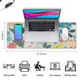 thumbnail image 5 of All Kinds Of Flowers&nbsp;desk Mouse Padwaterproofno Slip&nbsp;for Office Home Work GamingmousepadsRubber Base Mousepad with Stitched Edges 31.5x11.8inches, 5 of 7