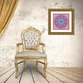 thumbnail image 3 of Prime, Marcus 26x26 Gold Ornate Wood Framed with Double Matting Museum Art Print Titled - Fruity Mandala 1, 3 of 4