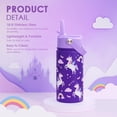 thumbnail image 2 of Botella SANDJEST 355ml Unicornio para Niños Aislada de Acero Inoxidable, 2 of 7
