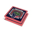 thumbnail image 1 of YouTheFan 9025689 NFL Houston Texans Stade NRG 3D StadiumViews Coaster Set - Pack de 2, 1 of 5