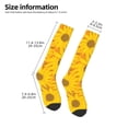 thumbnail image 2 of Naloa Sun Flowers Thigh High Socks Extra Long Stretchy Sock Women Over Knee High Opaque Stocking Daily Wear, 2 of 6