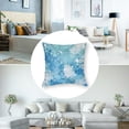 thumbnail image 5 of nygtbtfer Throw Pillow Cases Pack of 2 Two-Tone Abstract Splash-Ink Painting Decorative Cushion Covers for Couch Bed Sofa Farmhouse Decoration Teal Grey White, 5 of 7