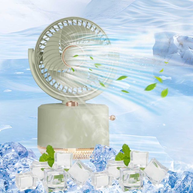 Personal Fans Desktop Small,Small Fans For Home And Outdoor Use,2024 Desktop Small Fan Shaking Head USB Mini Convenient For Home And Office Charging Portable Atomization Fan