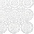 thumbnail image 4 of Violet Linen Concord Vintage Floral Lace Circles Pattern, Polyester Embroidered Lace, White, 52 Inch by 70 Inch, Seats 4 to 6 people Tablecloths, 4 of 6